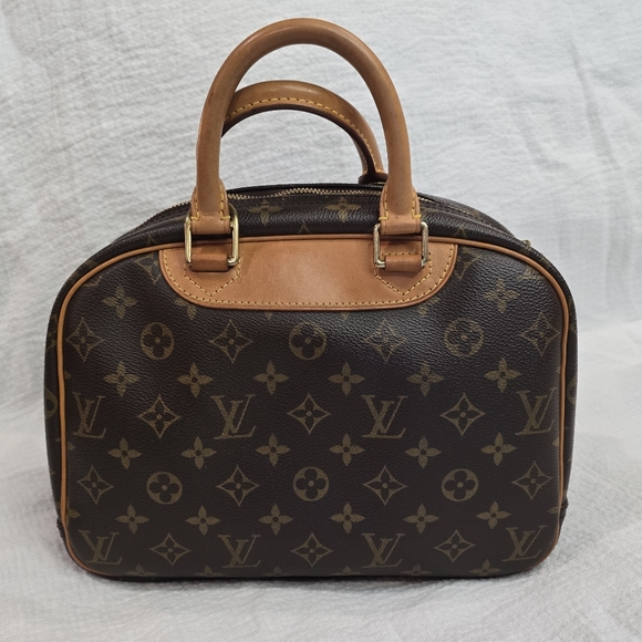 Louis Vuitton Trouville Monogram Canvas Leather Bag Speedy Alma Classic Travel - Picture 2 of 16